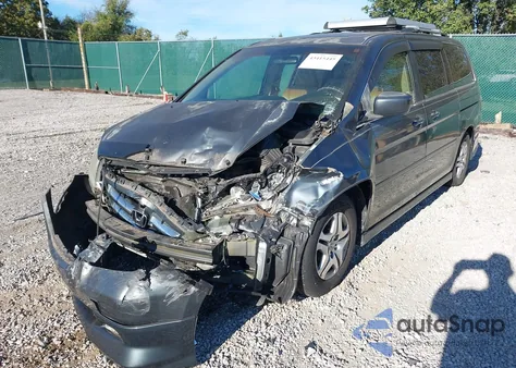 2005 Honda Odyssey Ex-L из США, поврежденный, VIN 5FNRL38645B048604